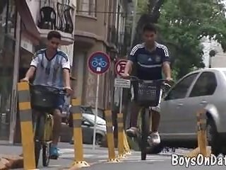 Cycling Boyfriends Get Dirty In A Shower free video