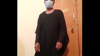 Hot Pakistani Bisexual Gay Boy Masturbating With Hot Black Gown With Dancing free video