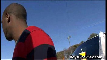 Blacks On Boys - Gay Hardcore Interracial Bareback Sex Video 13 free video