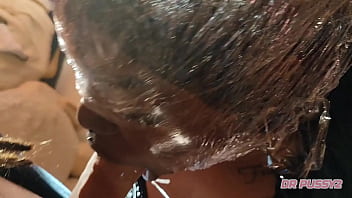 Bdsm - Deepthroat E Muita Baba A Escorrer No Corpo Da Africana Submissa Em Câmara Lenta free video