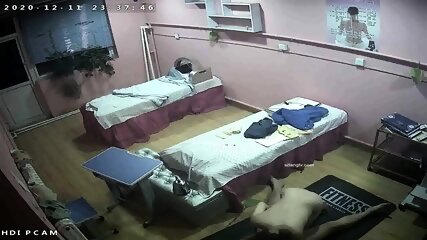 Couple Having Crazy Sex On Floor After Massage Parlor Closes F4602 free video